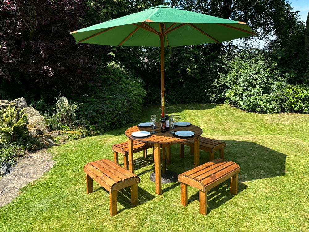 Knights Garden Patio Dining Set by Charles Taylor - 4 Seats - Image 17