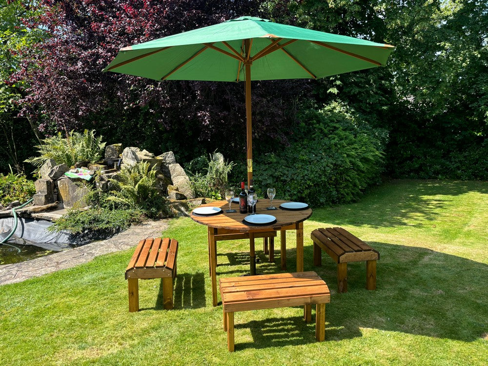 Knights Garden Patio Dining Set by Charles Taylor - 4 Seats - Image 20
