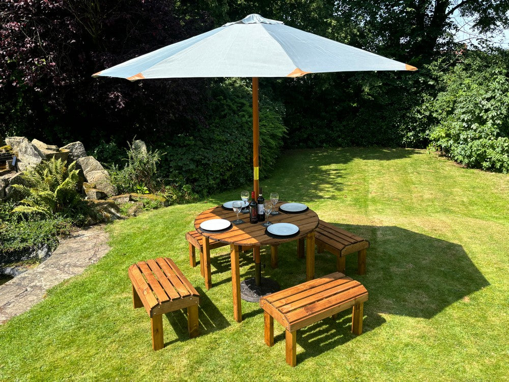 Knights Garden Patio Dining Set by Charles Taylor - 4 Seats - Image 21