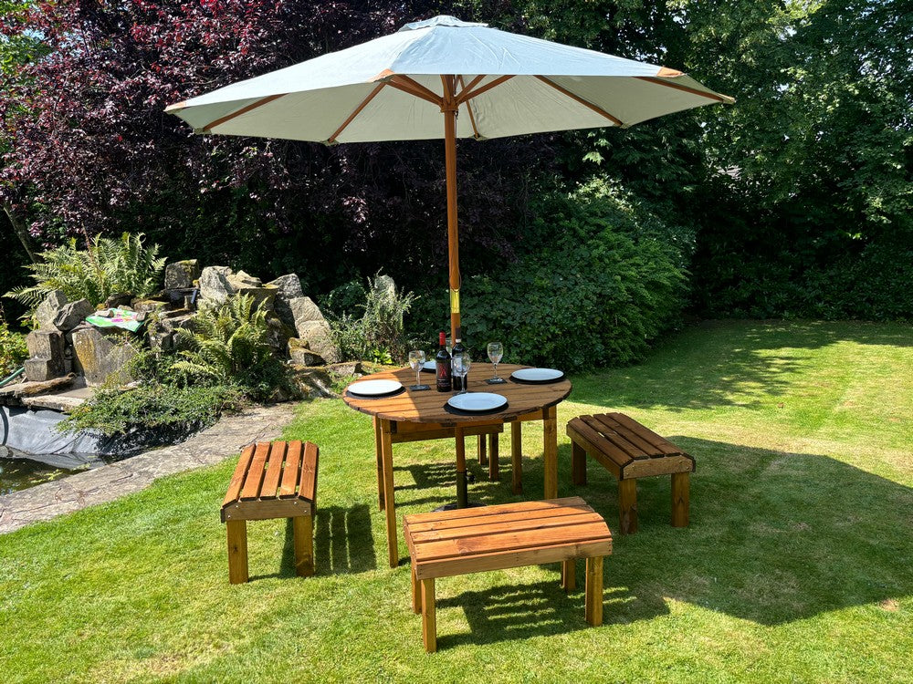 Knights Garden Patio Dining Set by Charles Taylor - 4 Seats - Image 22