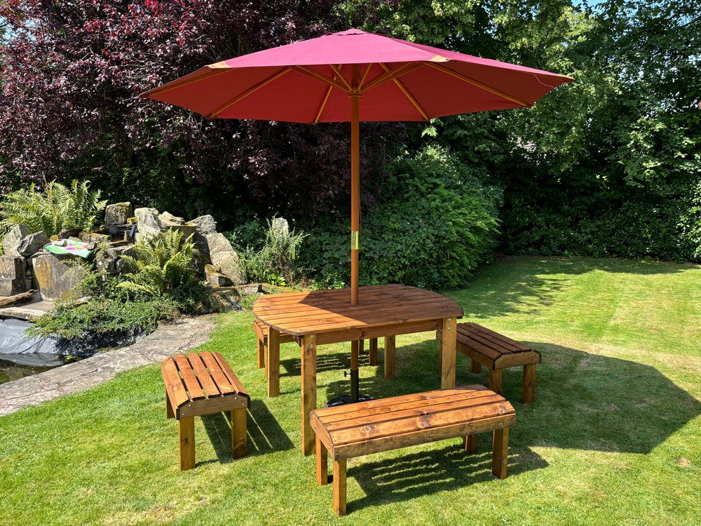 Knights Garden Patio Dining Set by Charles Taylor - 6 Seats - Image 11