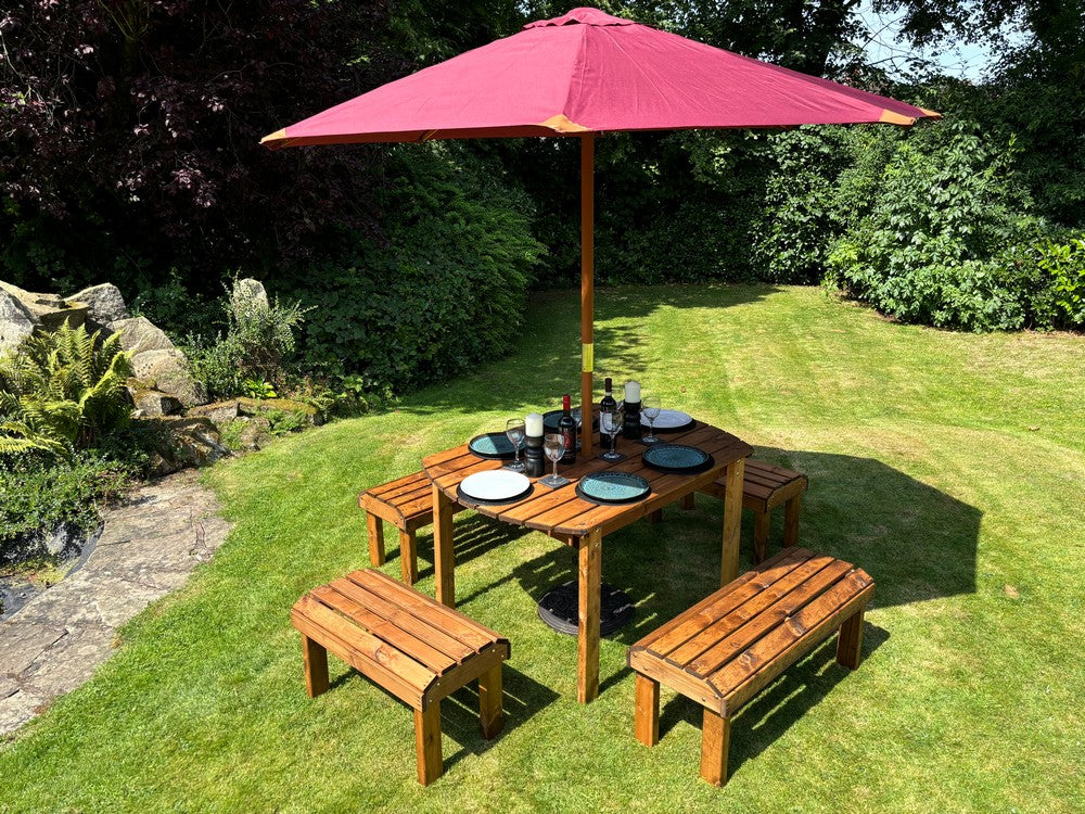 Knights Garden Patio Dining Set by Charles Taylor - 6 Seats - Image 15