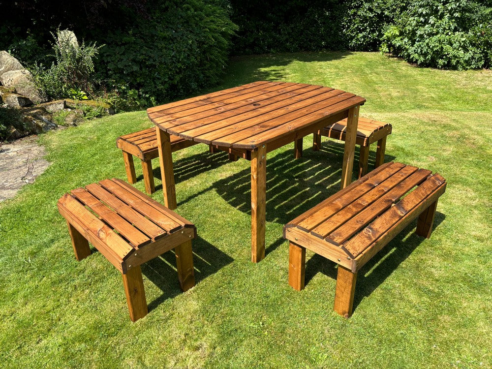 Knights Garden Patio Dining Set by Charles Taylor - 6 Seats - Image 2