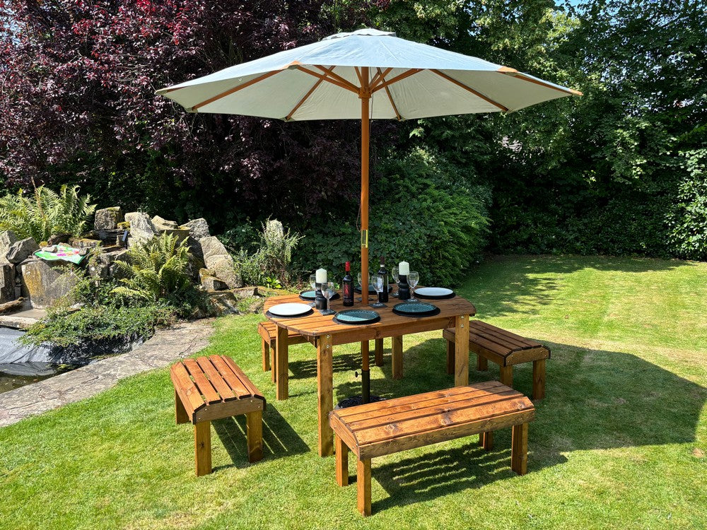 Knights Garden Patio Dining Set by Charles Taylor - 6 Seats - Image 20