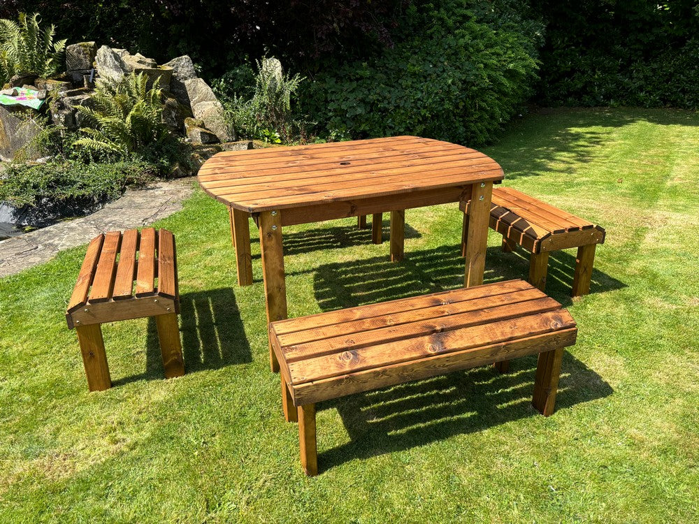 Knights Garden Patio Dining Set by Charles Taylor - 6 Seats - Image 3