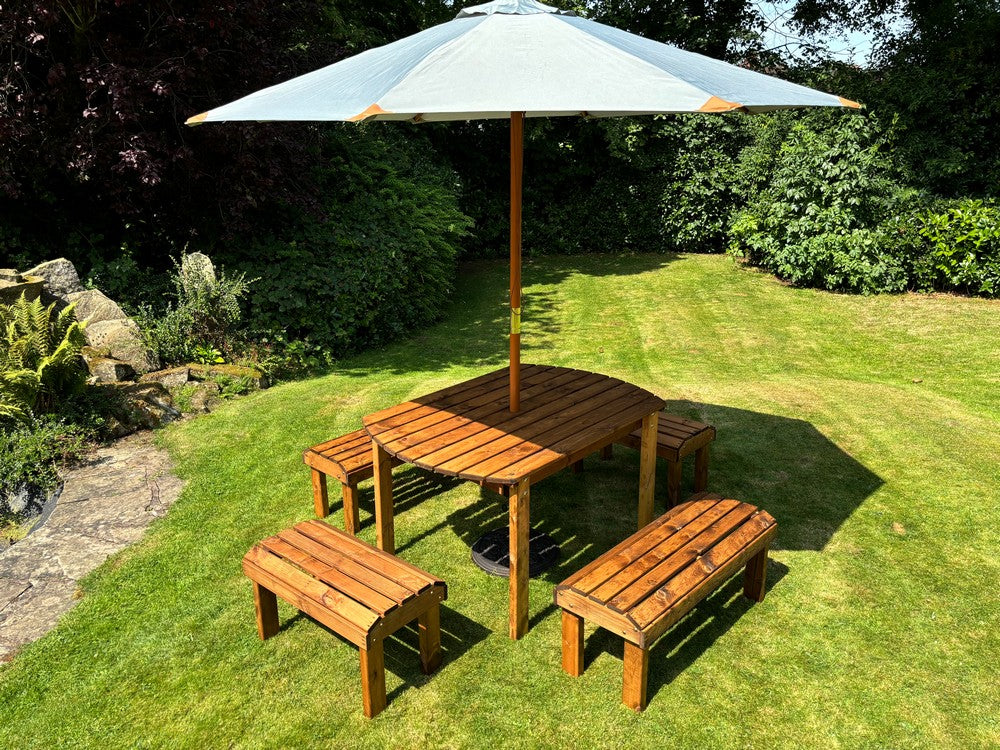 Knights Garden Patio Dining Set by Charles Taylor - 6 Seats - Image 6