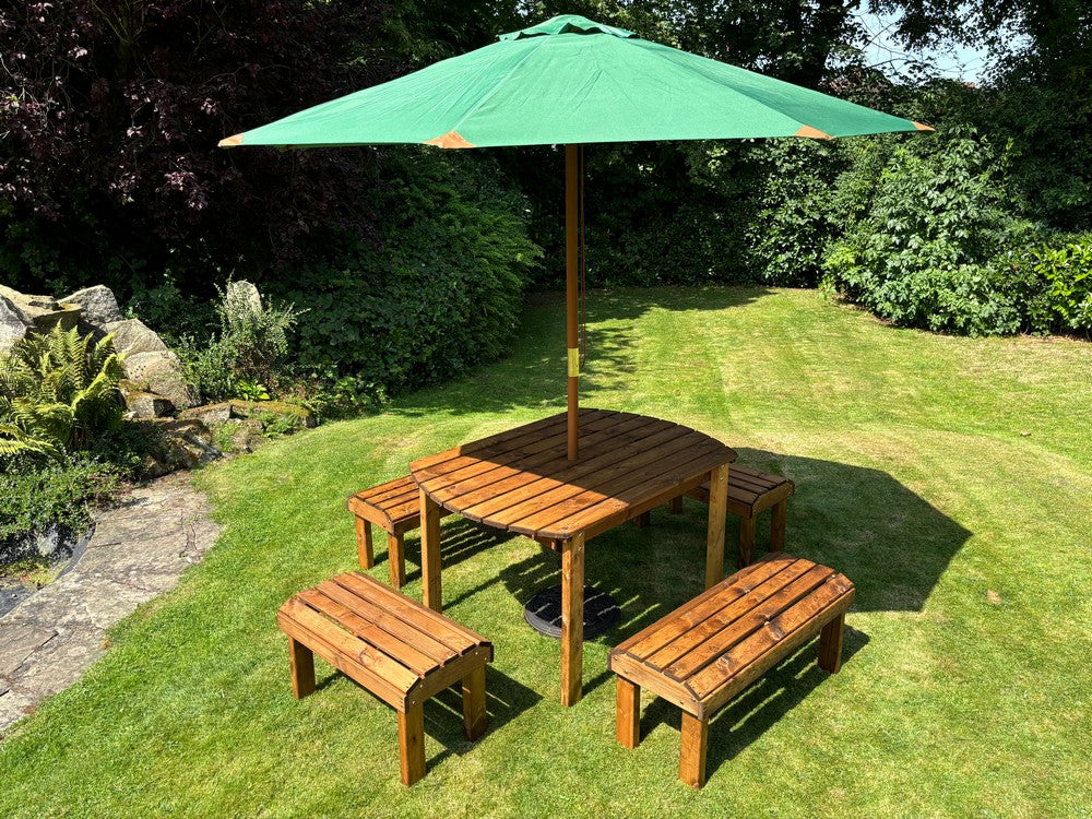 Knights Garden Patio Dining Set by Charles Taylor - 6 Seats - Image 7