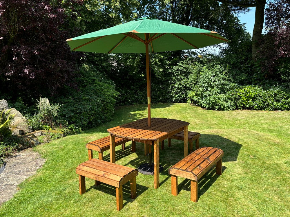 Knights Garden Patio Dining Set by Charles Taylor - 6 Seats - Image 8