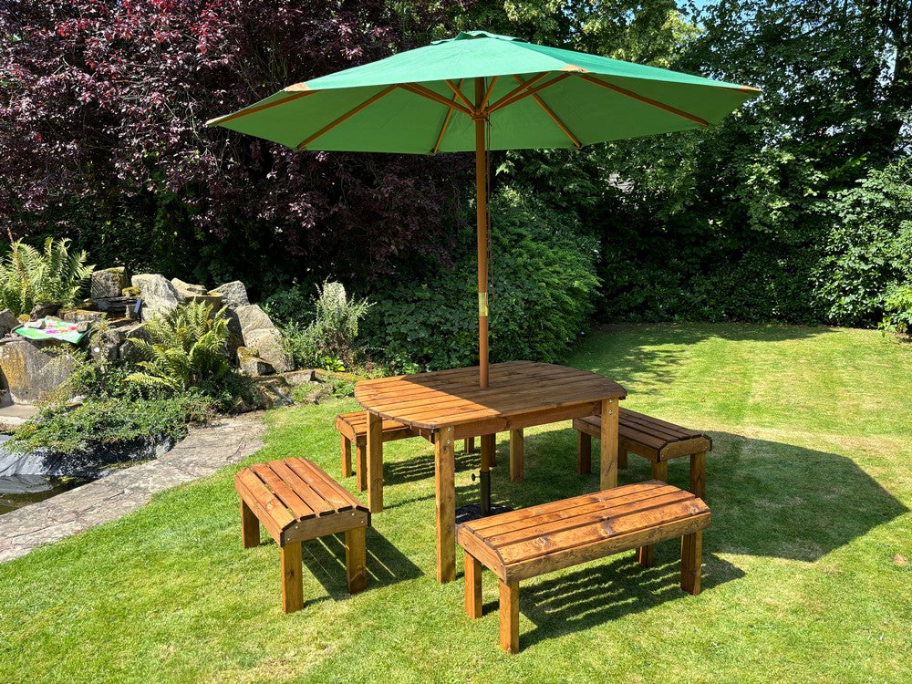Knights Garden Patio Dining Set by Charles Taylor - 6 Seats - Image 9