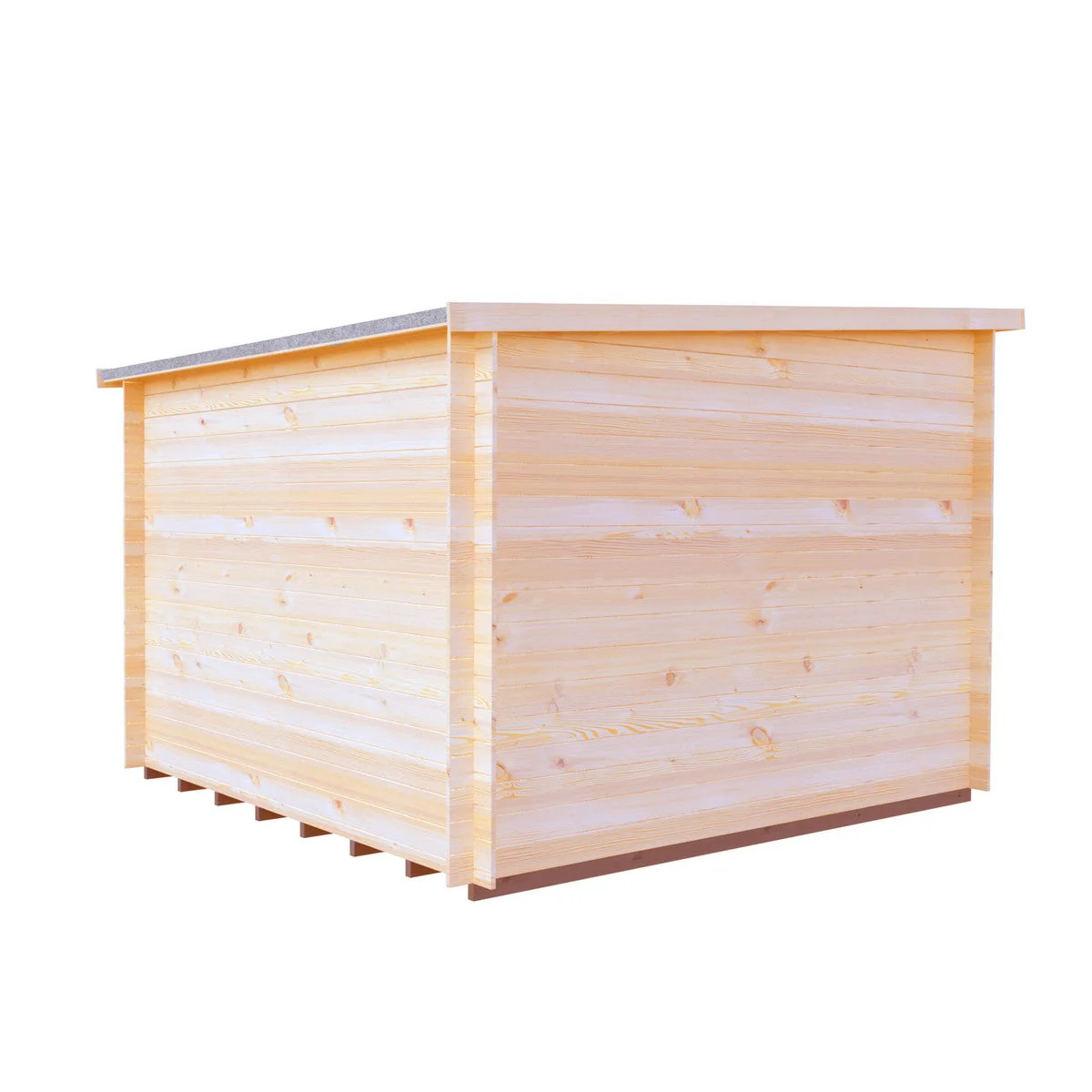 Shire Emneth 9' x 9' 9" Pent Log Cabin - Premium 19mm Cladding Log Clad - Image 12
