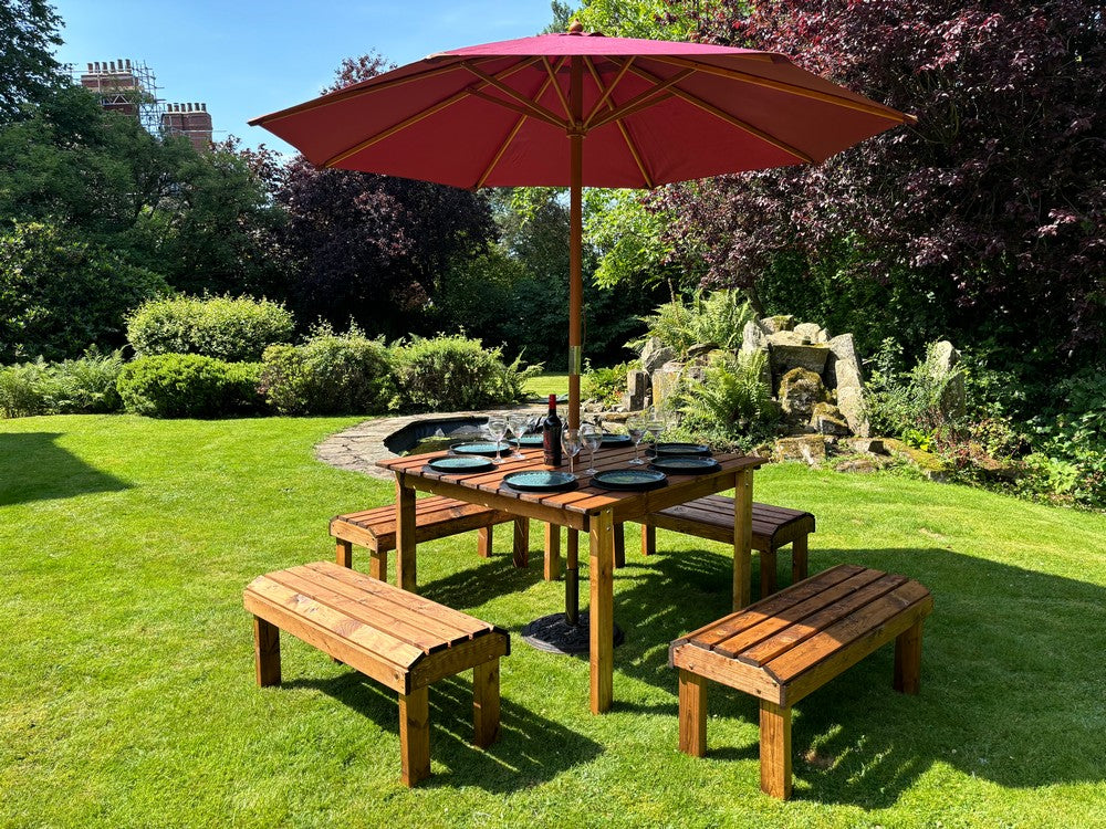Knights Garden Patio Dining Set by Charles Taylor - 8 Seats - Image 23