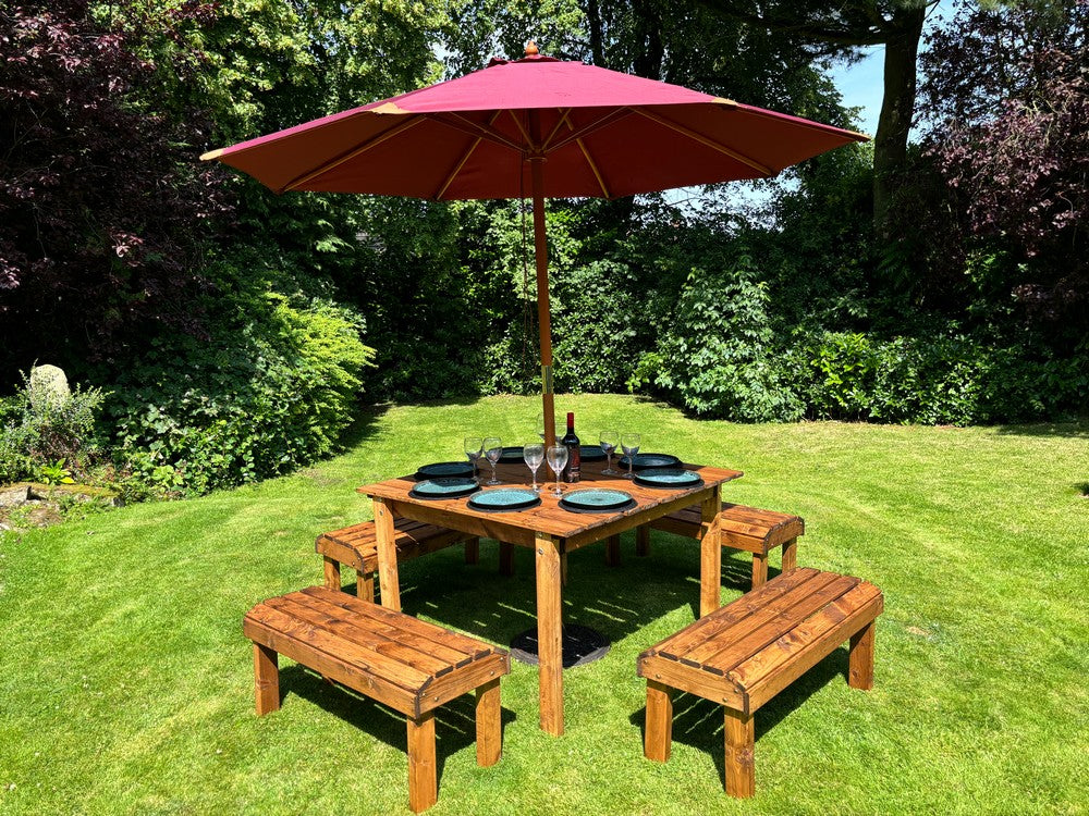 Knights Garden Patio Dining Set by Charles Taylor - 8 Seats - Image 24