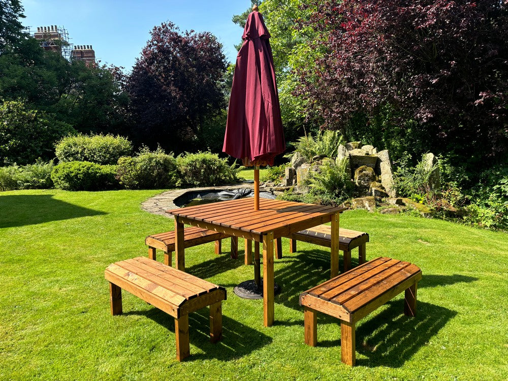 Knights Garden Patio Dining Set by Charles Taylor - 8 Seats - Image 4