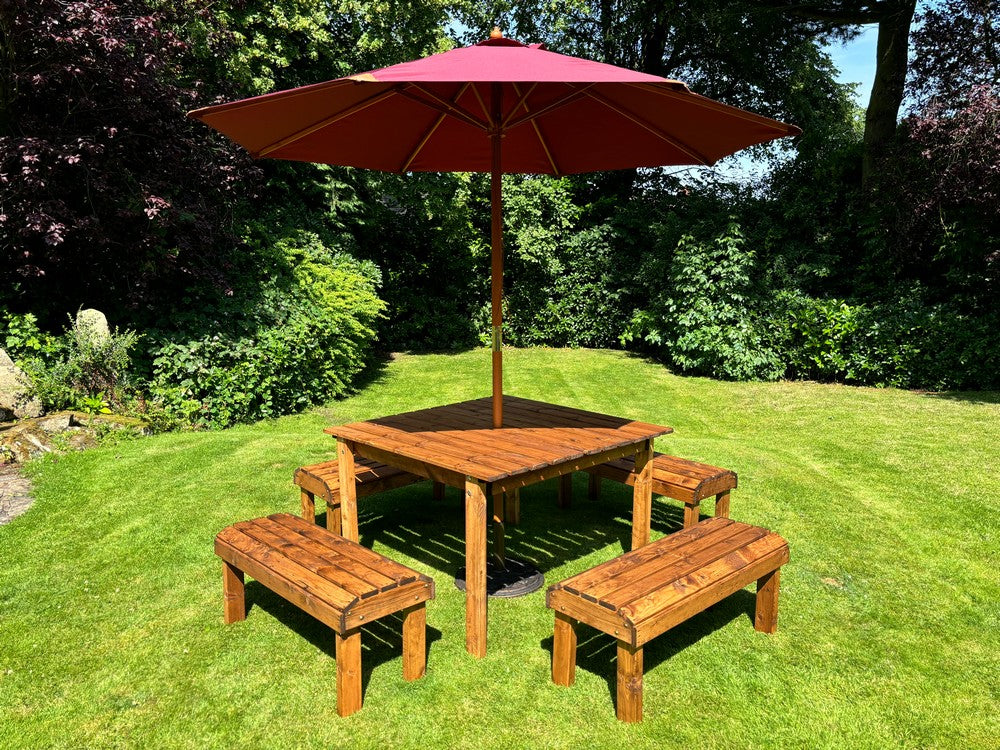 Knights Garden Patio Dining Set by Charles Taylor - 8 Seats - Image 7