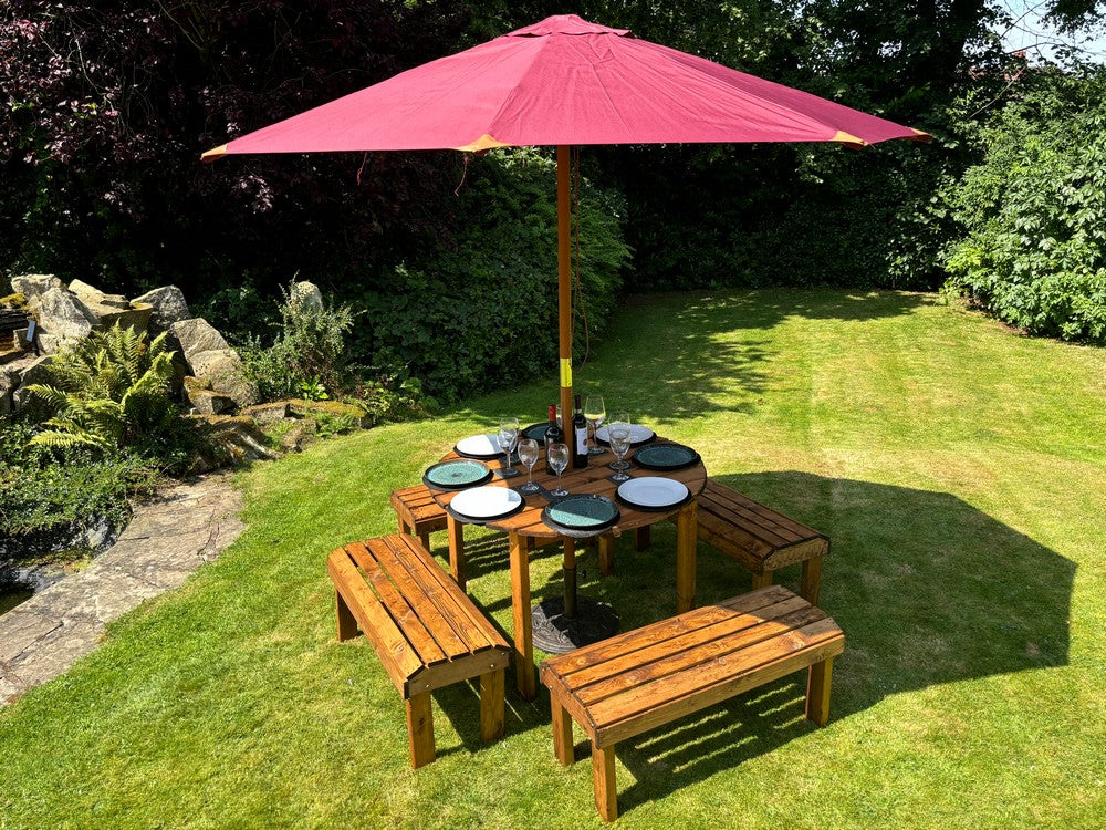 Knights Garden Patio Dining Set by Charles Taylor - 8 Seats - Image 12