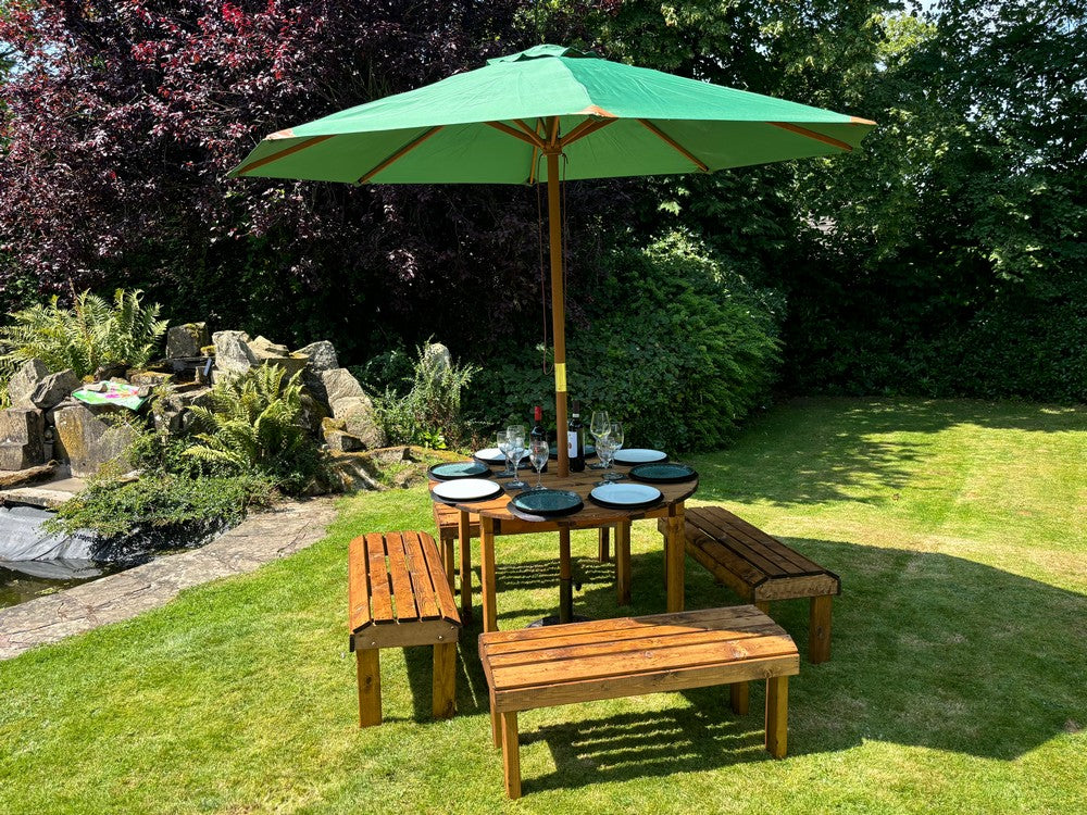 Knights Garden Patio Dining Set by Charles Taylor - 8 Seats - Image 15