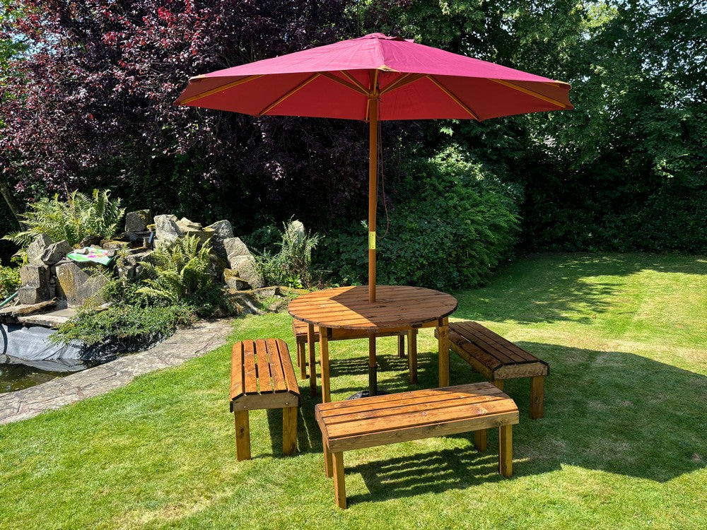 Knights Garden Patio Dining Set by Charles Taylor - 8 Seats - Image 5