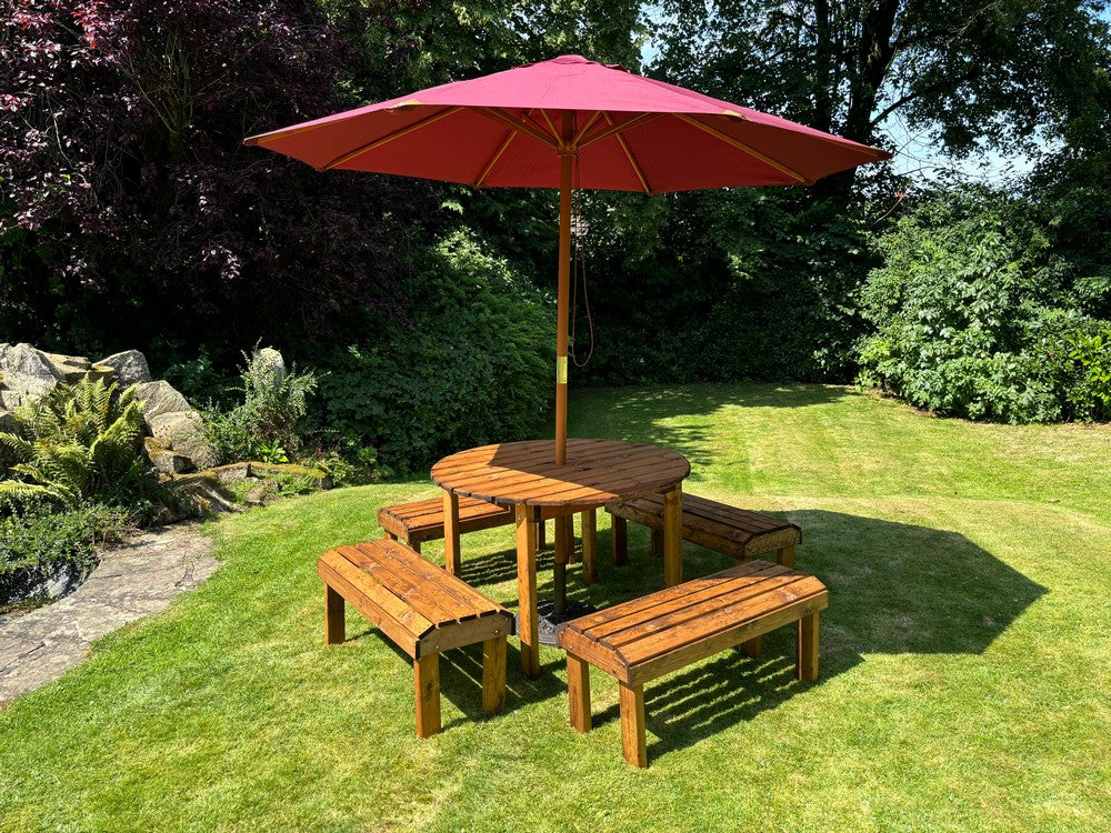 Knights Garden Patio Dining Set by Charles Taylor - 8 Seats - Image 6