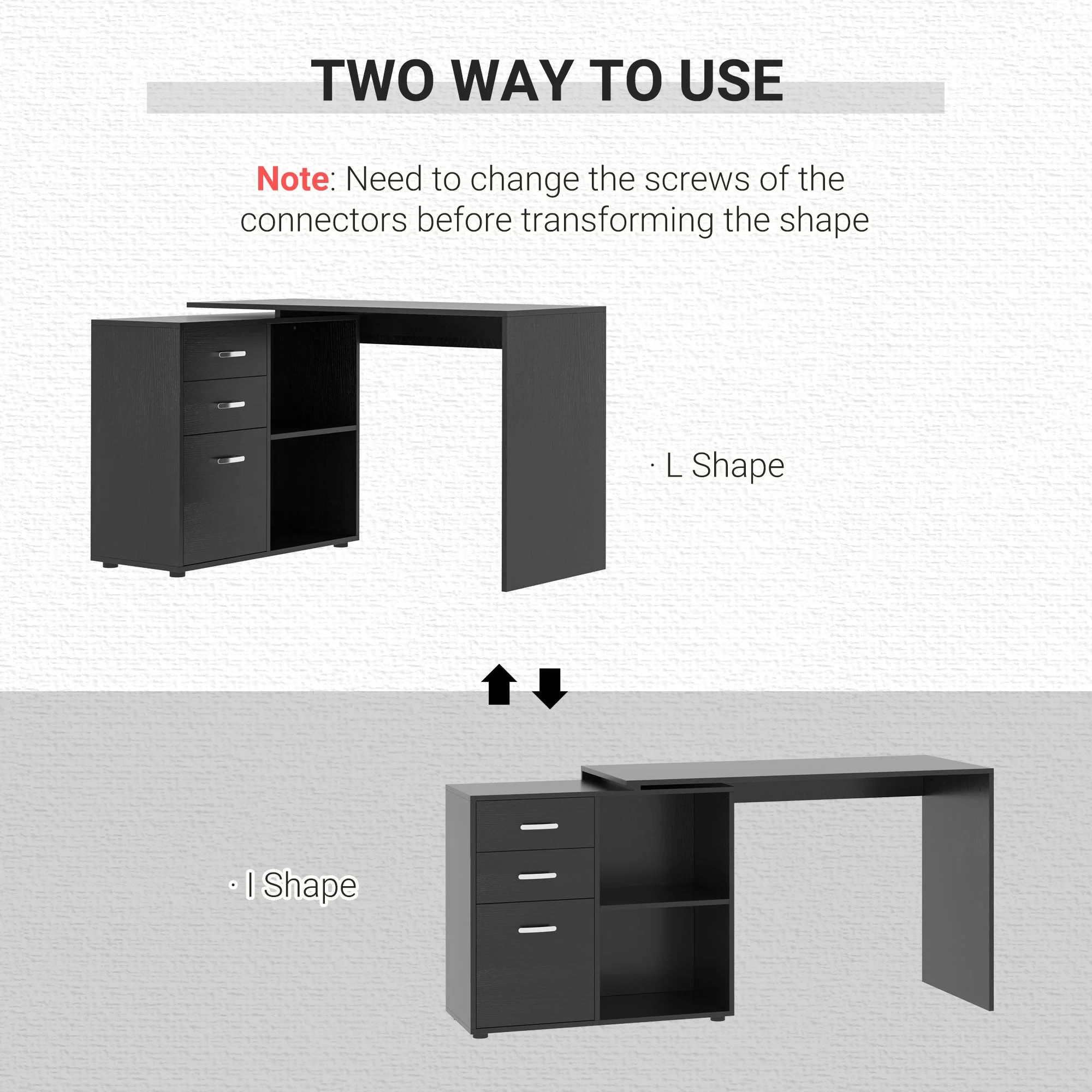 L-Shaped Computer Desk - Image 4