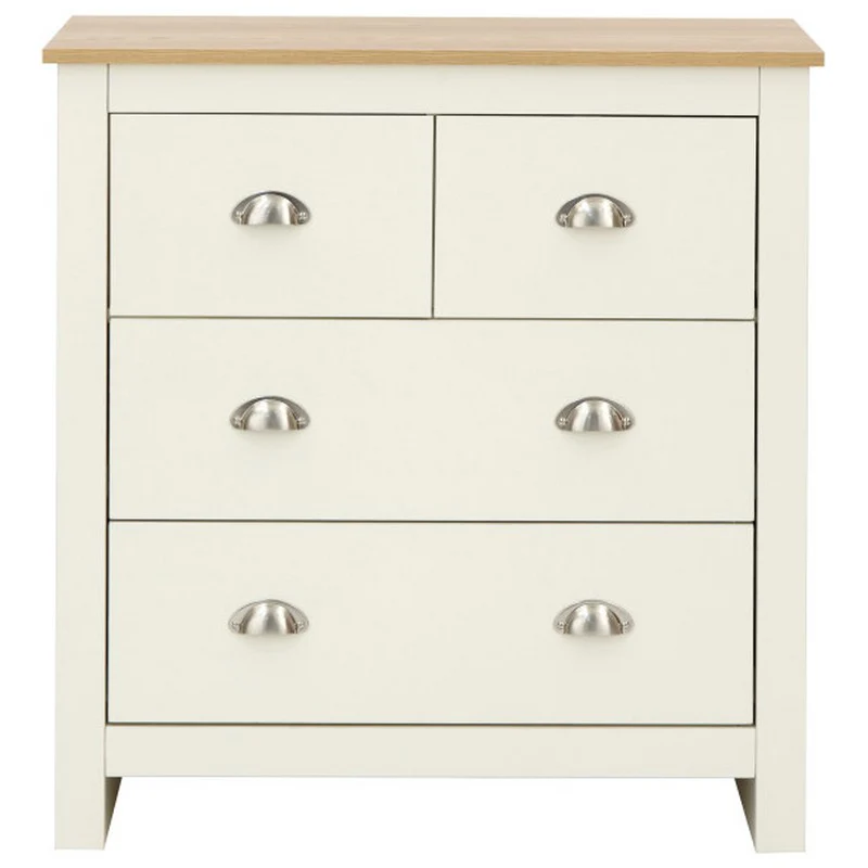 Lancaster Chest of Drawers Cream 4 Drawers - Image 10
