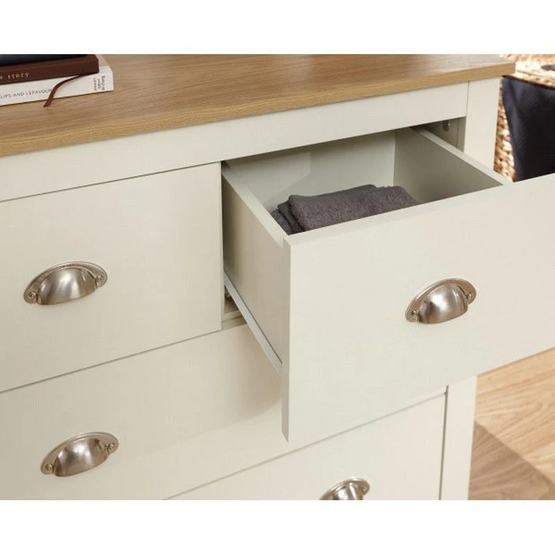 Lancaster Chest of Drawers Cream 4 Drawers - Image 3