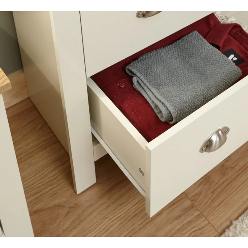 Lancaster Chest of Drawers Cream 4 Drawers - Image 6