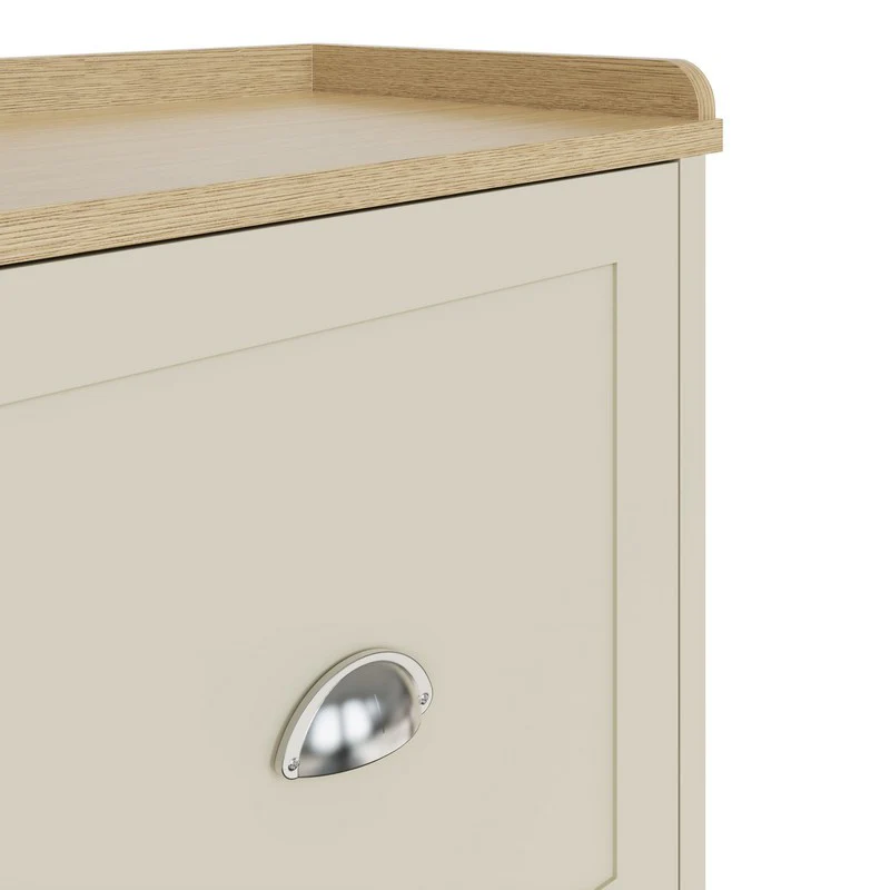 Lancaster Hall Bench Cream 2 Shelves - Image 8