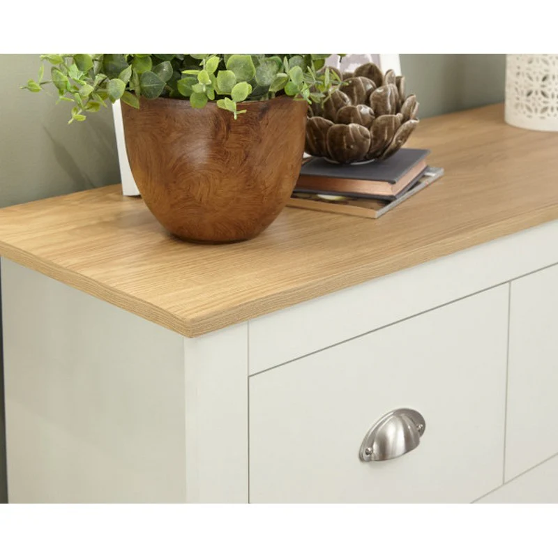 Lancaster Large Chest of Drawers Cream 7 Drawers - Image 7