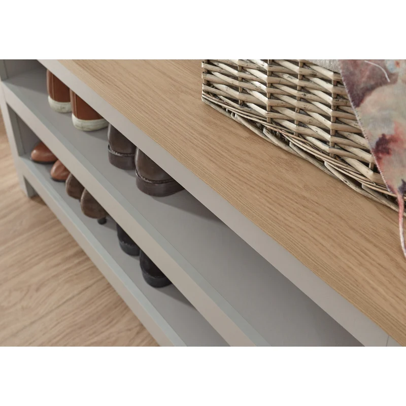Lancaster Large Shoe Storage Grey 3 Shelves - Image 4
