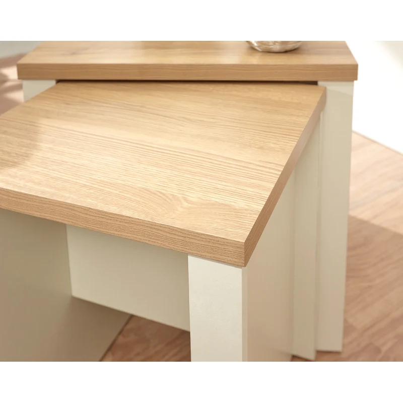 Lancaster Nest of Tables Cream - Image 3