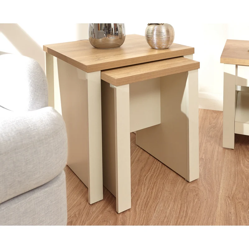 Lancaster Nest of Tables Cream - Image 5