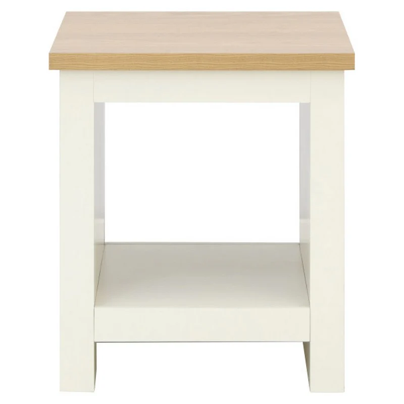 Lancaster Side Table Cream 1 Shelf - Image 8