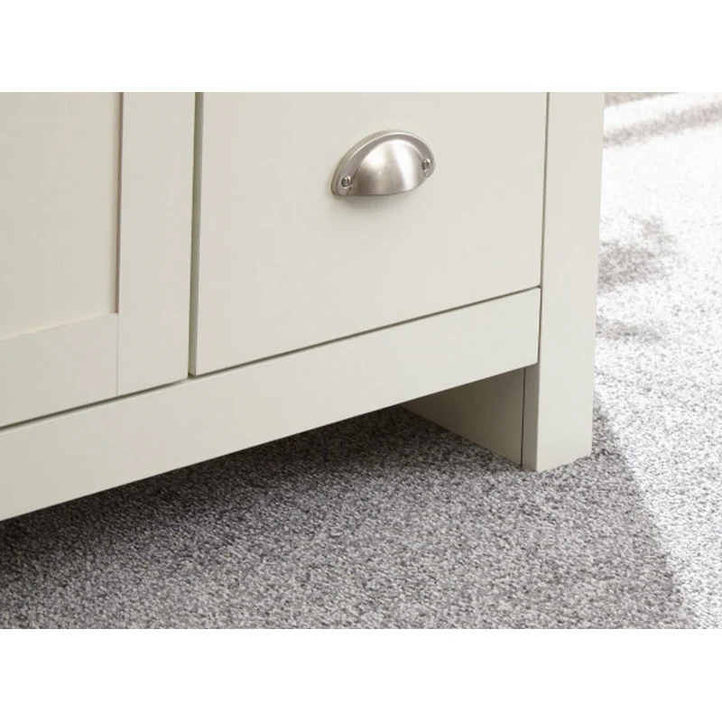 Lancaster Sideboard Cream 1 Door 2 Shelves 3 Drawers - Image 8