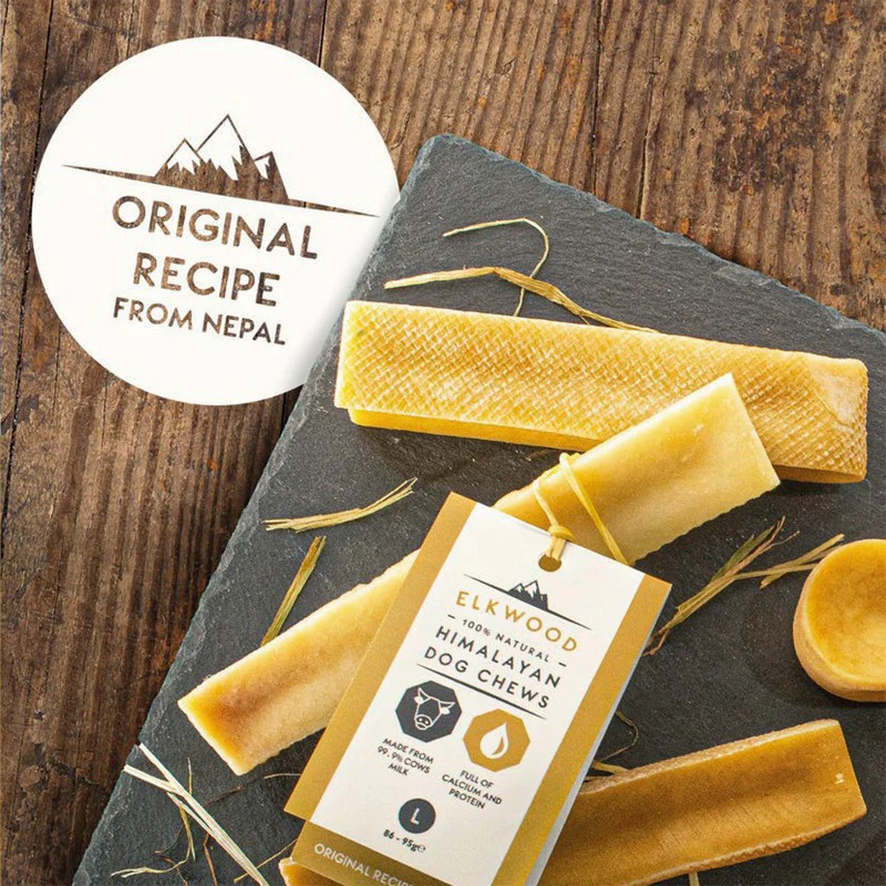 Large Dog Cheese Dental Chew by Elkwood 86g - Image 2