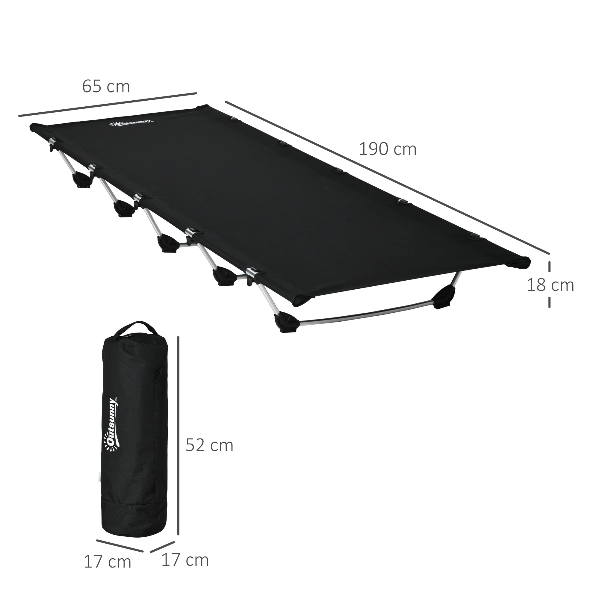 Lightweight Camping Bed - Image 3