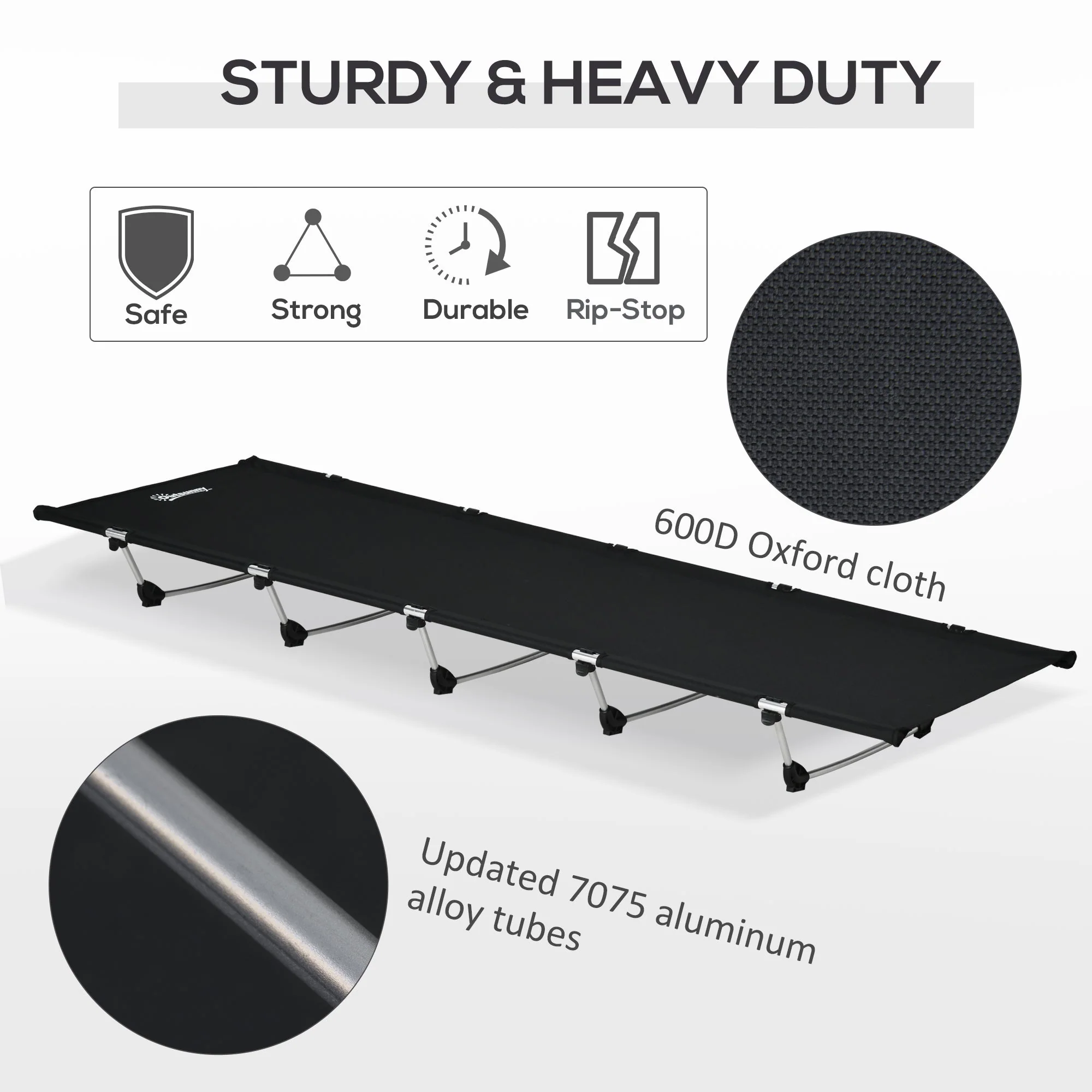 Lightweight Camping Bed - Image 4