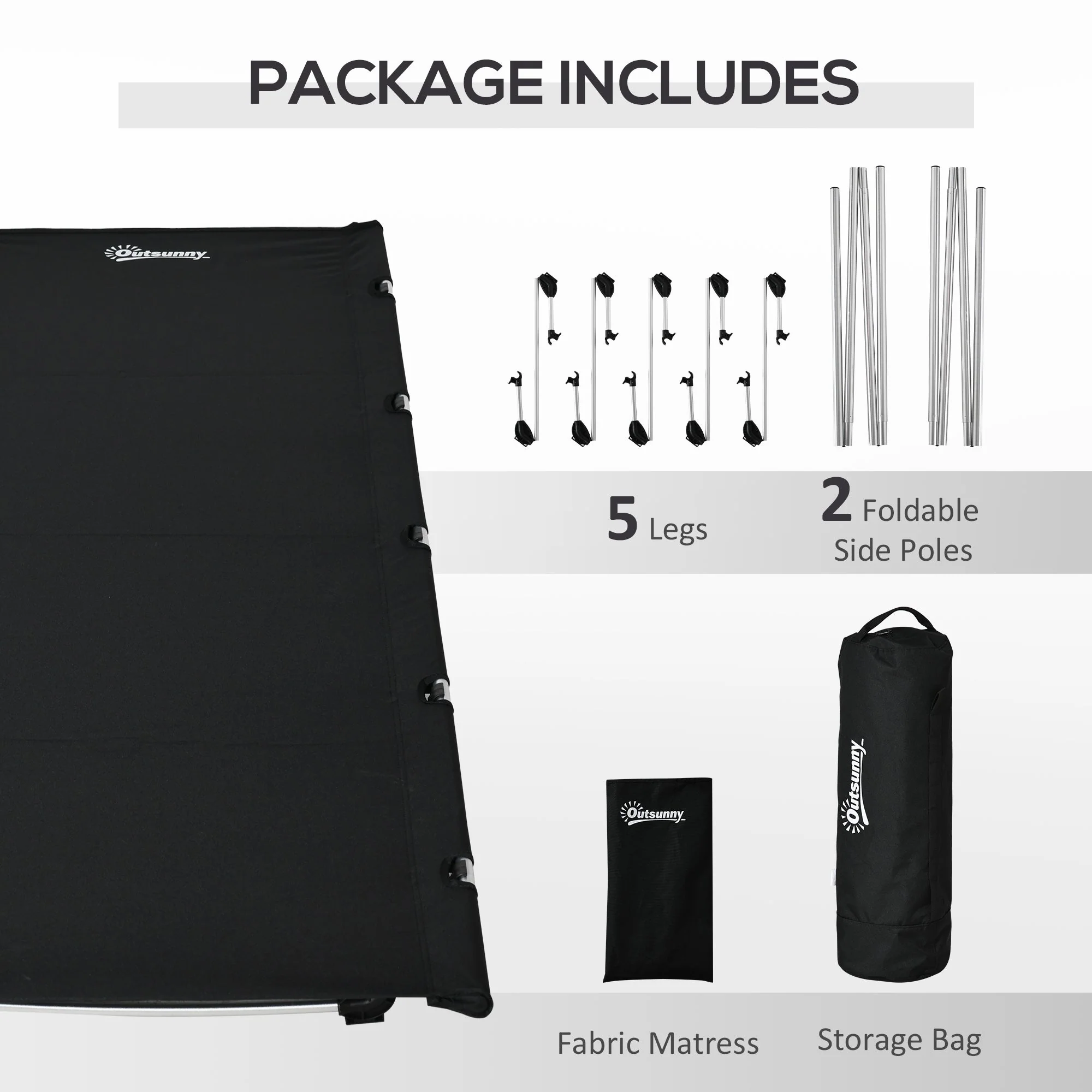 Lightweight Camping Bed - Image 6