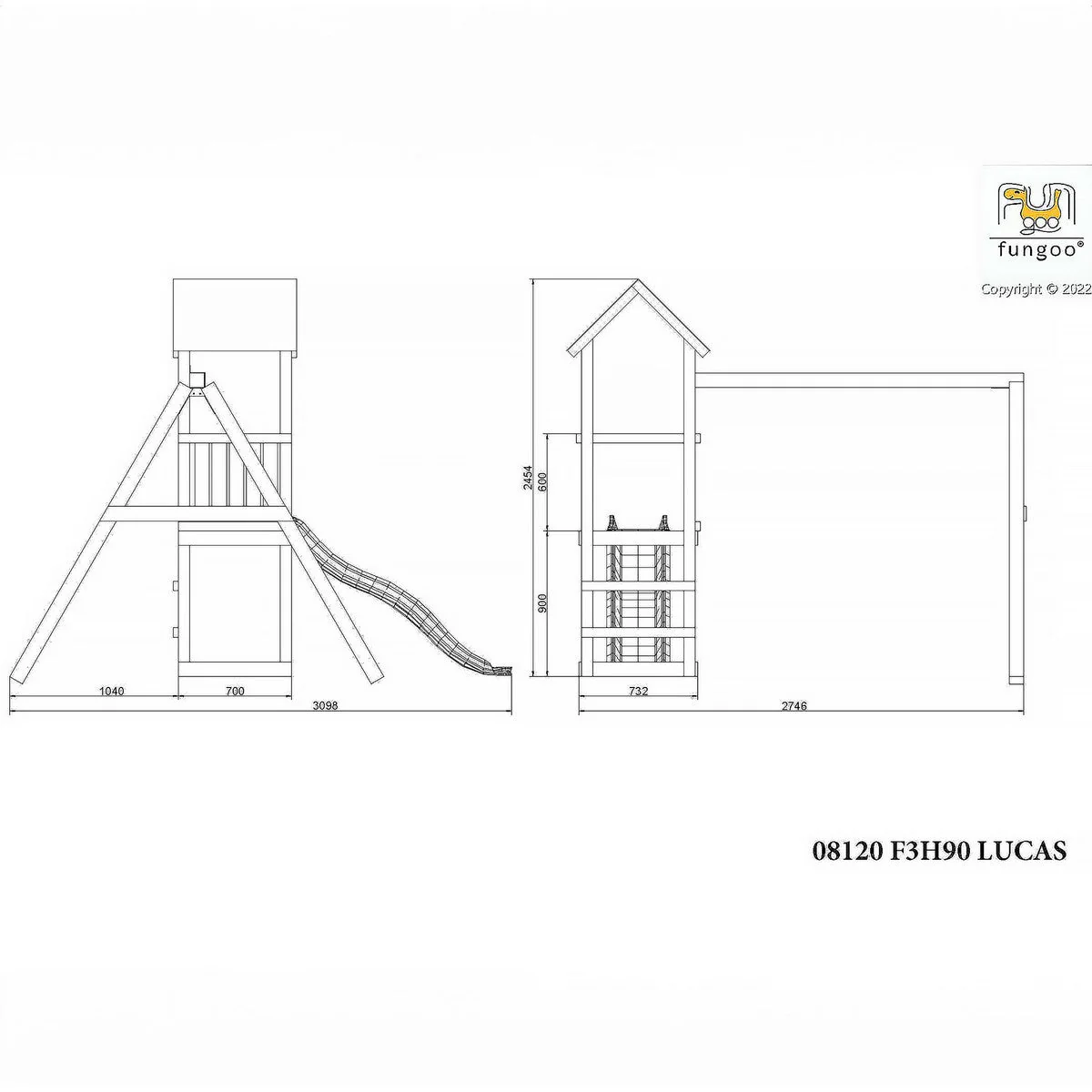 Lucas Garden Playfort by Shire - Image 3