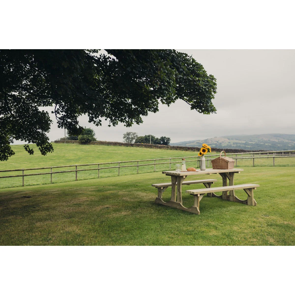 Lunar Garden Picnic Table by Churnet Valley - 4 Seats - PT107 - Image 20
