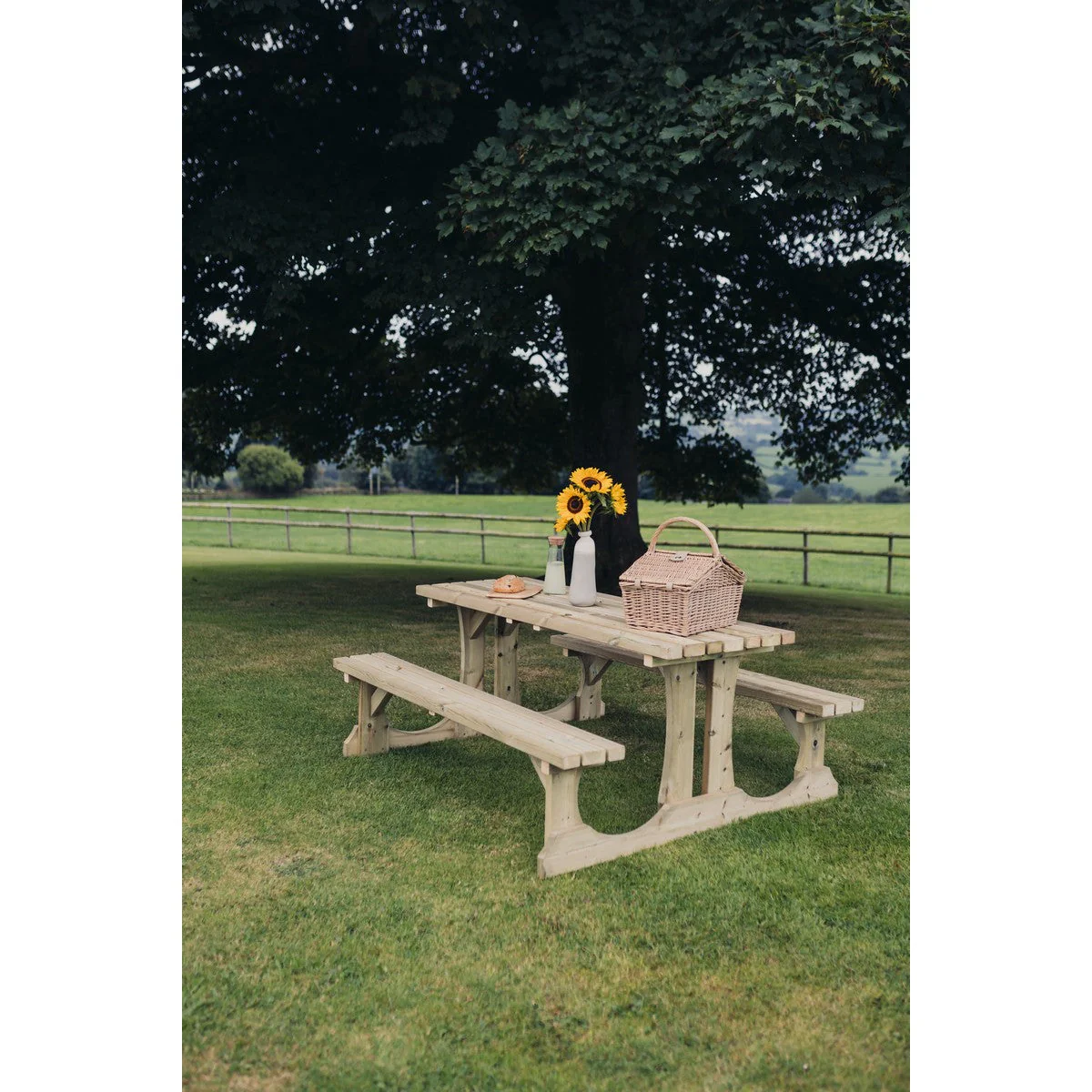 Lunar Garden Picnic Table by Churnet Valley - 4 Seats - PT107 - Image 6