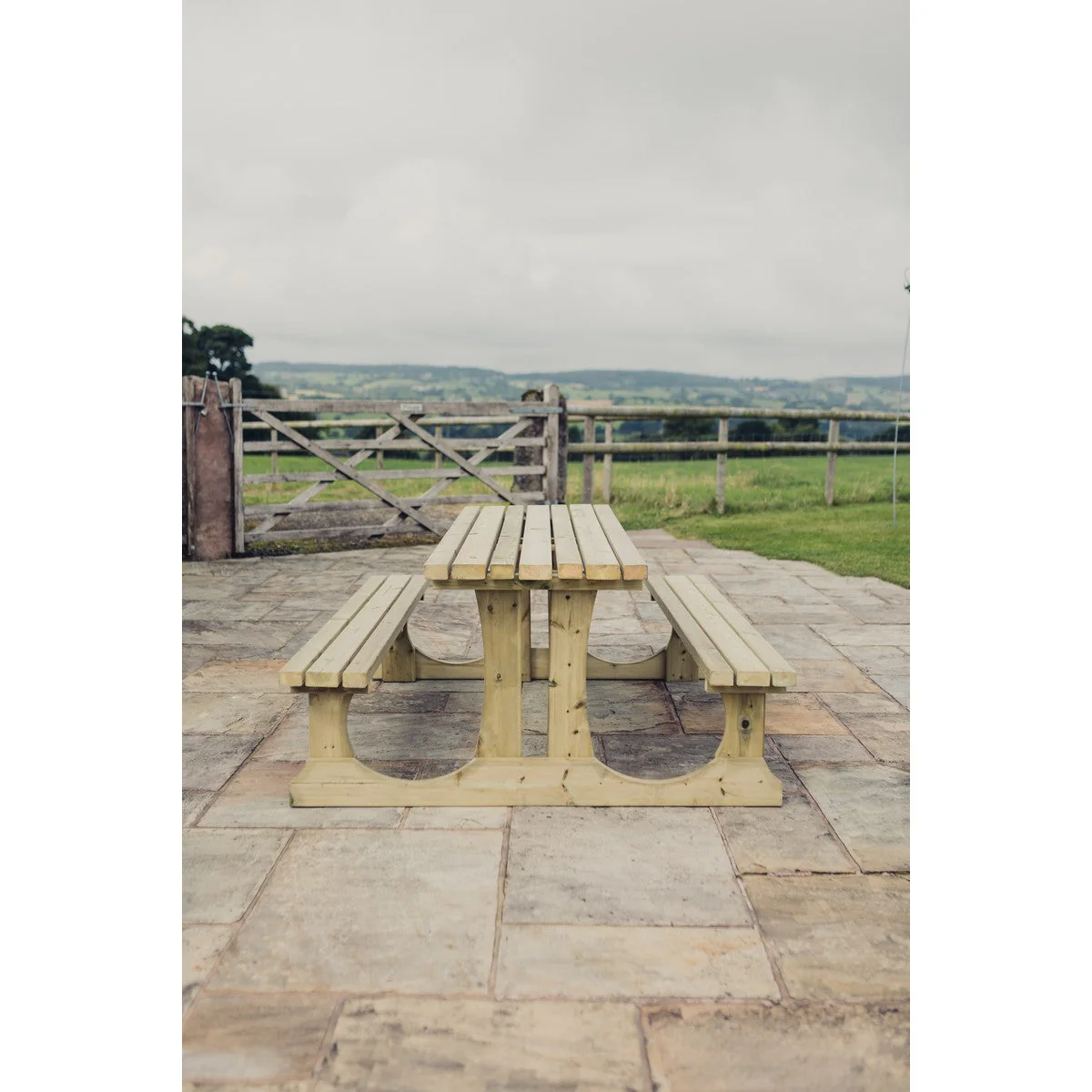 Lunar Garden Picnic Table by Churnet Valley - 6 Seats - PT108 - Image 15