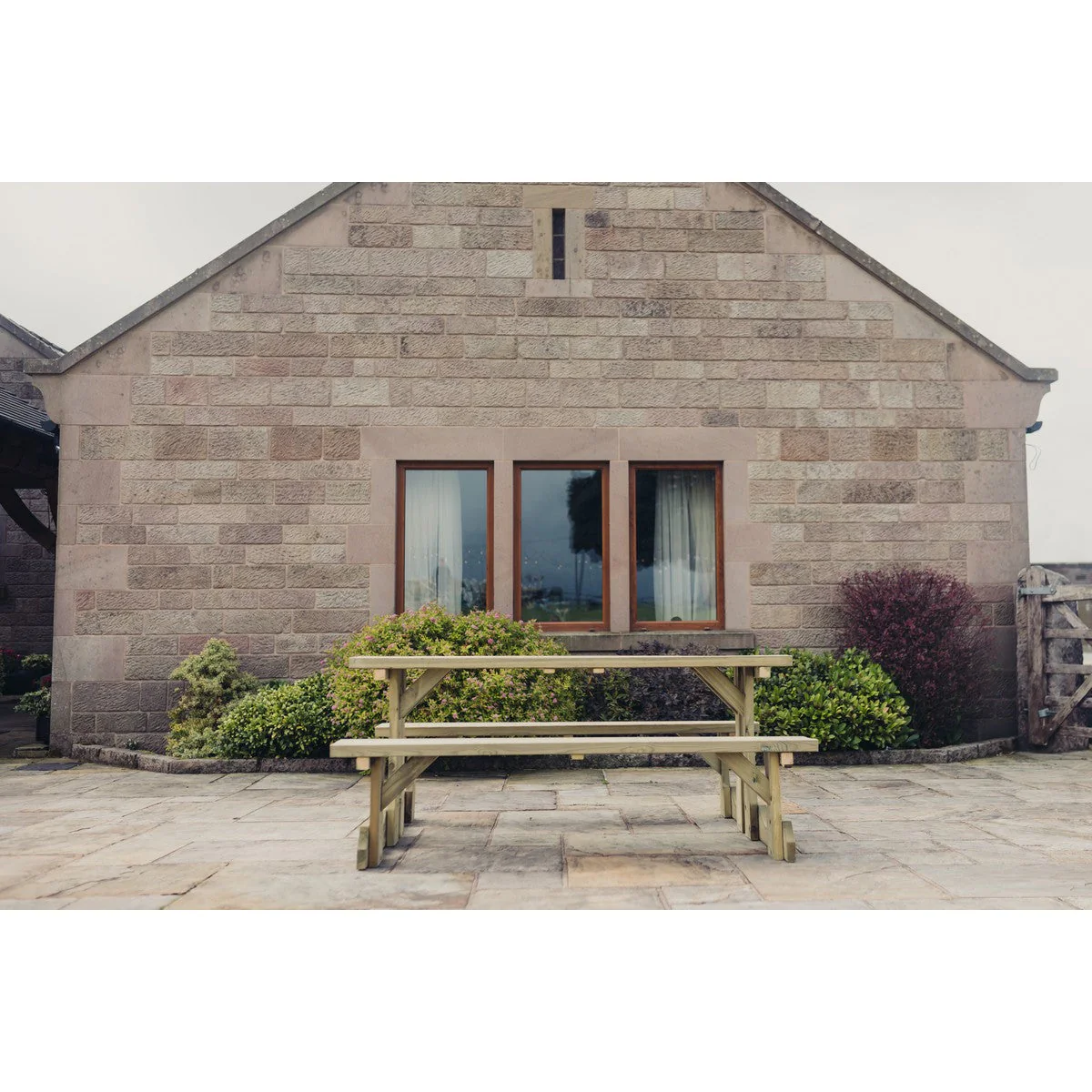 Lunar Garden Picnic Table by Churnet Valley - 6 Seats - PT108 - Image 4