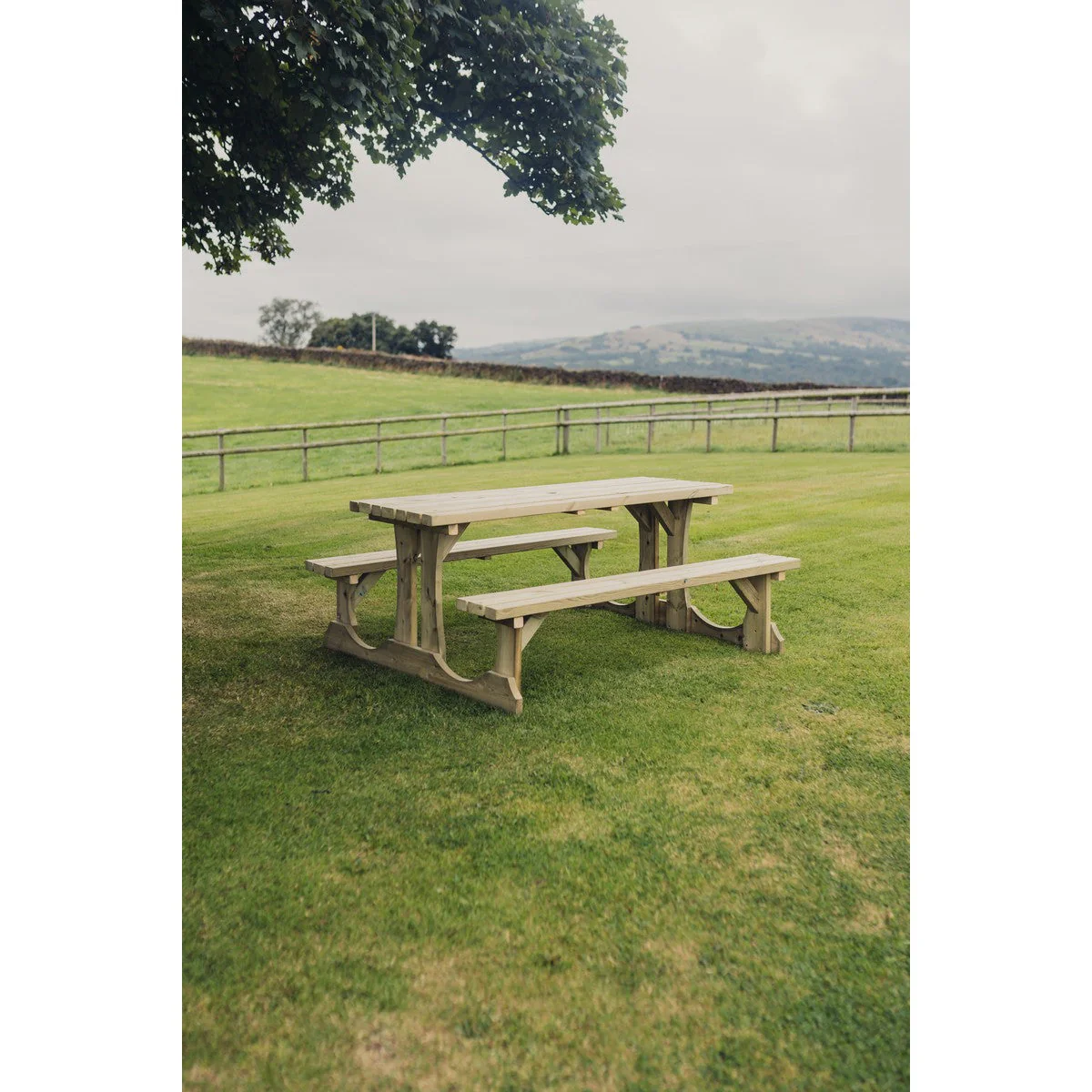 Lunar Garden Picnic Table by Churnet Valley - 6 Seats - PT108 - Image 7