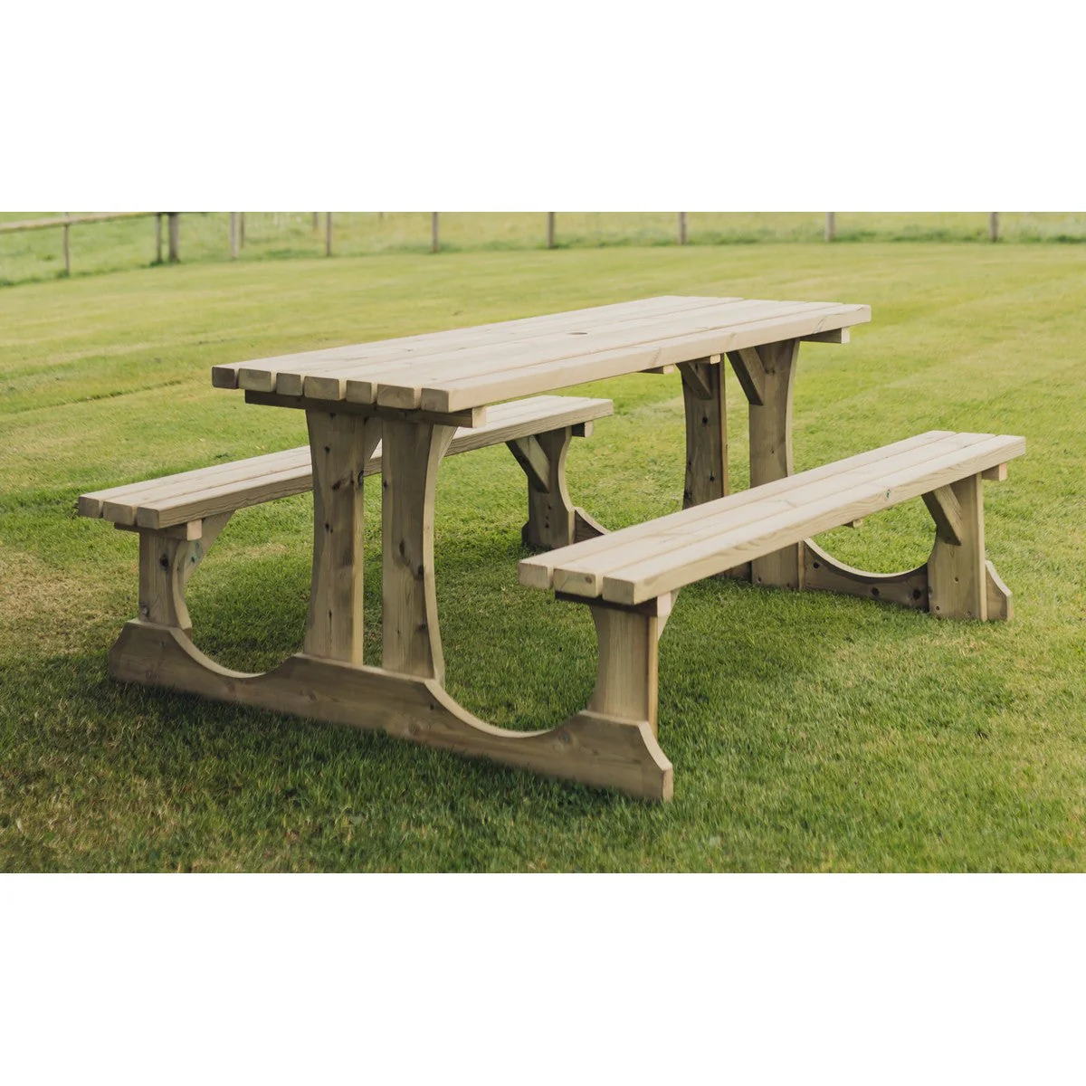 Lunar Garden Picnic Table by Churnet Valley - 6 Seats - PT108 - Image 8