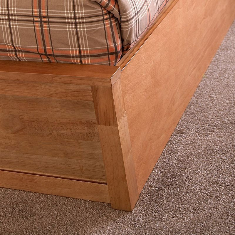 Madrid Double Ottoman Bed Natural 5 x 7ft - Image 5