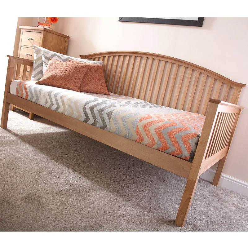 Madrid Single Bed Natural 3 x 7ft - Image 2