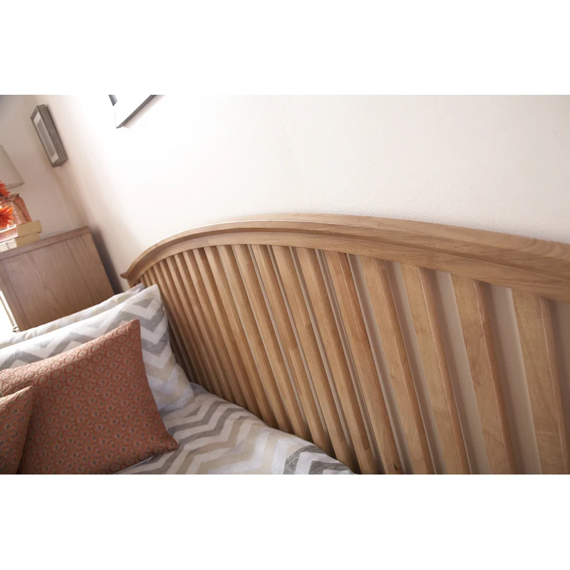 Madrid Single Bed Natural 3 x 7ft - Image 5