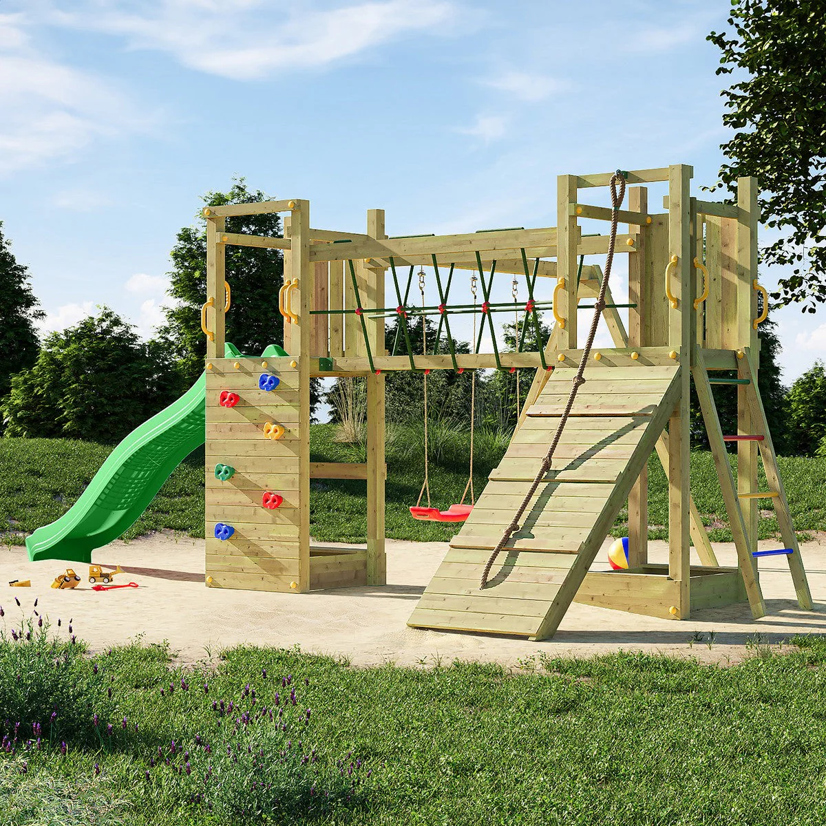Maxi Fun Garden Playfort by Shire - Image 2