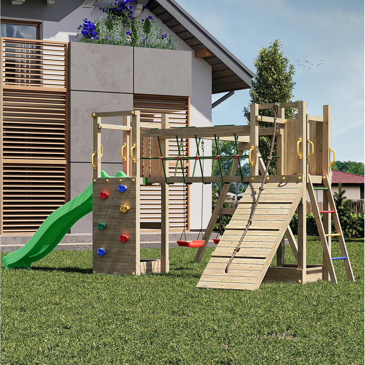 Maxi Fun Garden Playfort by Shire - Image 6