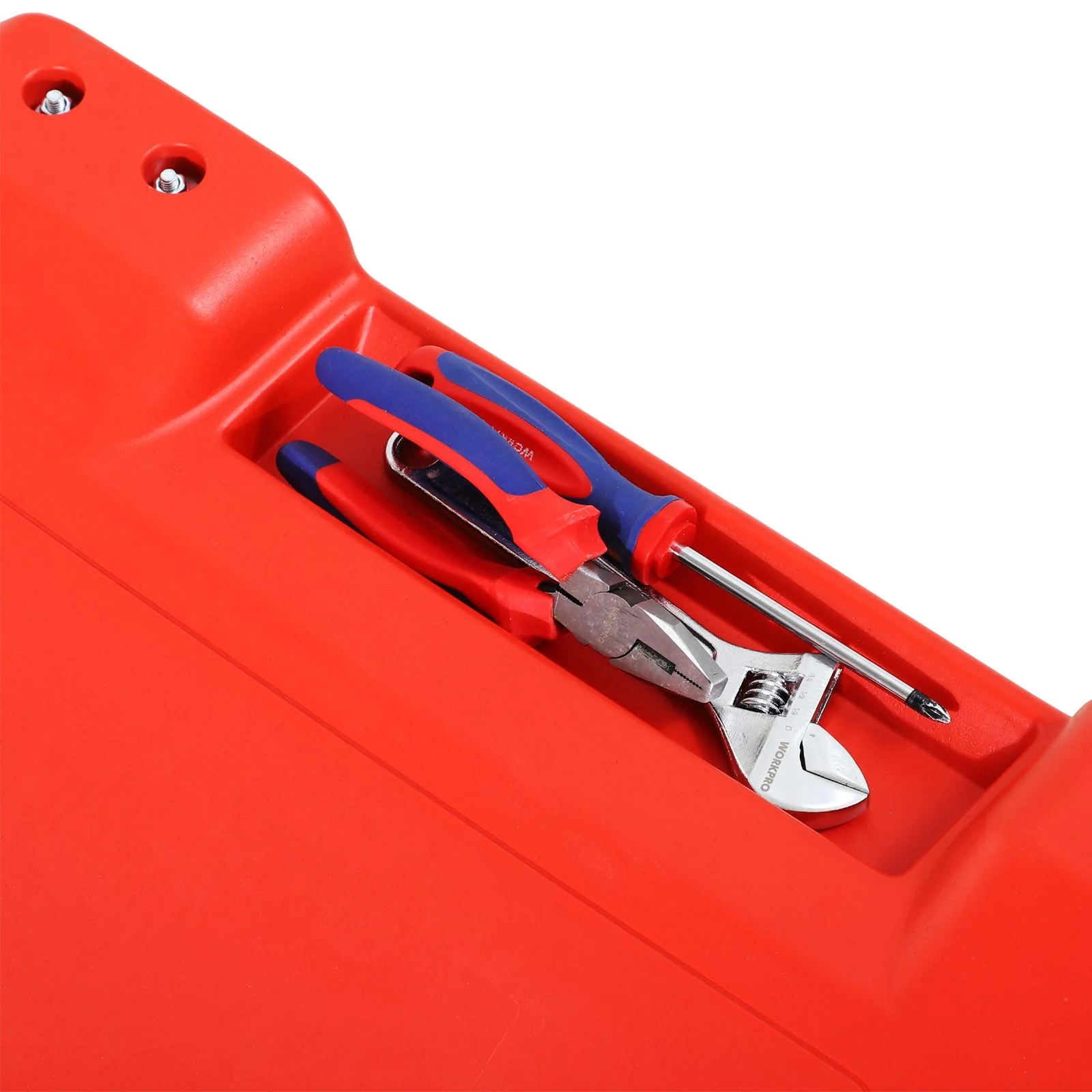 Mechanic Creeper Trolley With Head Rest Red by Durhand - Image 9